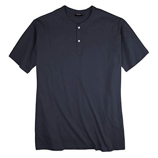 Redfield t-shirt blu scuro bottoni taglie forti, 2xl-8xl: 8xl