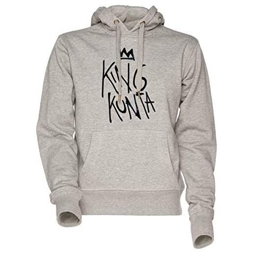 Vendax king kunta kendrick lamar tee unisex uomo donna felpa con cappuccio grigio men's women's hoodie sweatshirt grey