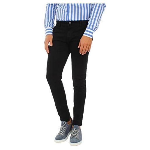Ciabalù pantaloni uomo eleganti estivi pantalone cotone slim fit chino classico cinque tasche blu nero verde grigio sabbia casual (grigio scuro, 50)