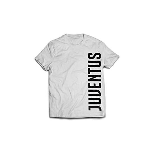 Juventus t shirt bianco - ufficiale 100% cotone (l)