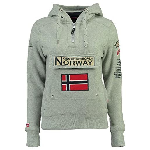 Geographical Norway gymclass felpa, rosa llamativo, xxl donna