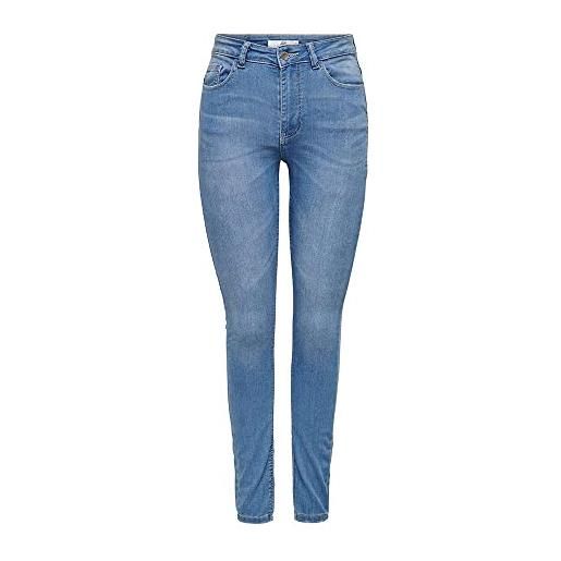 JDY JDYnewnikki life reg skn lb dnm noos jeans, light blue denim, xs / 32l