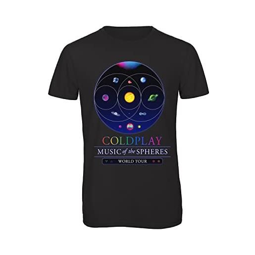Bughyprint tshirt maglia maglietta coldplay music of the spheres tour 2023, m