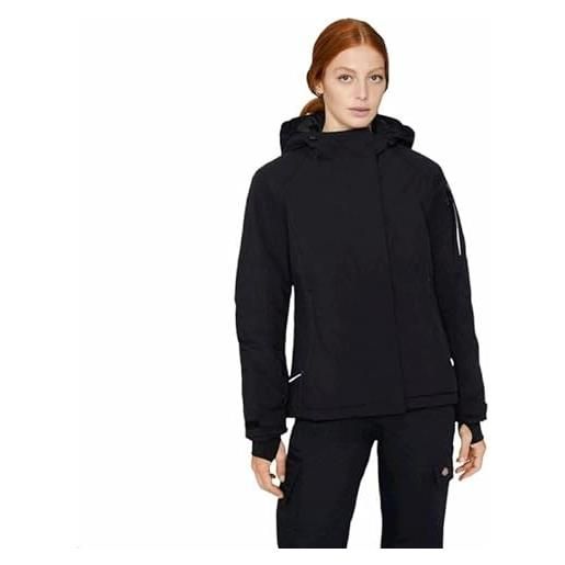Dickies performance waterproof jacket, outerwear donna, nero (black), m