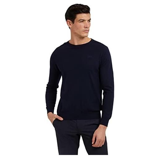 Guess pullover uomo girocollo randall silk-blend sweater blu es23gu22 m3rr00z33r1 xxl