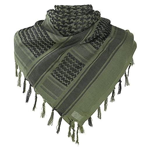 AIEOE cotone shemagh foulard da testa sciarpa uomo militare araba deserto per sport camping