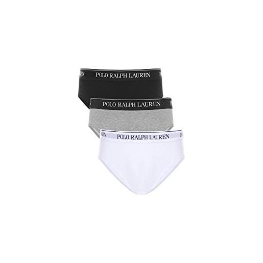 Ralph Lauren 3 packs classic briefs pantaloncini, weiß (white a1000), m (pacco da 3) uomo