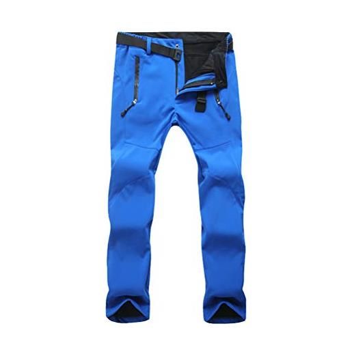 Onsoyours pantaloni impermeabili donna traspirante pantaloni da pioggia trekking outdoor a blu scuro 3xl