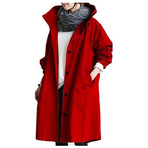 Pianshanzi cappotto da donna elegante giacca a vento selvaggio invernale da donna impermeabile giacca da ciclismo da donna, cachi, xxl