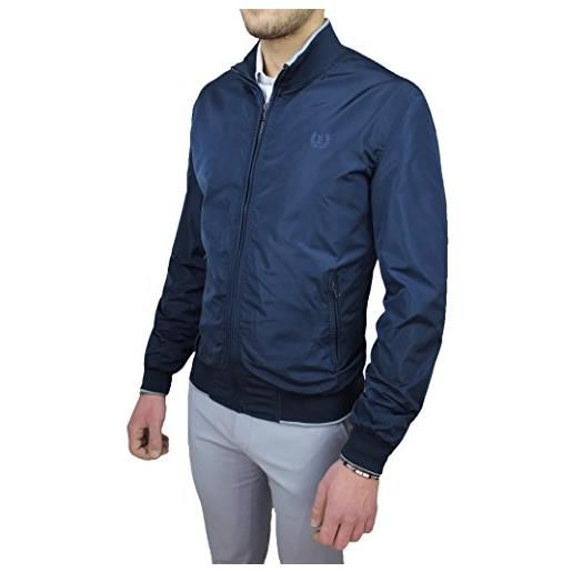 Emporio Clothing giacca giubbotto uomo blu scuro casual parka giubbino trench da m a 5xl (xl)