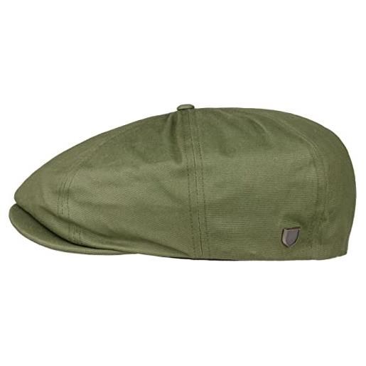 BRIXTON coppola brood snap uni berretto newsboy cotton cap s (54-55 cm) - oliva