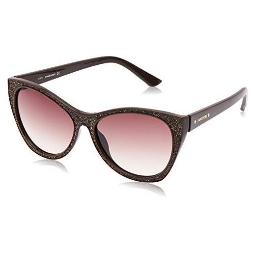 Swarovski sonnenbrille sk0108 5948f occhiali da sole, marrone (braun), 59 donna