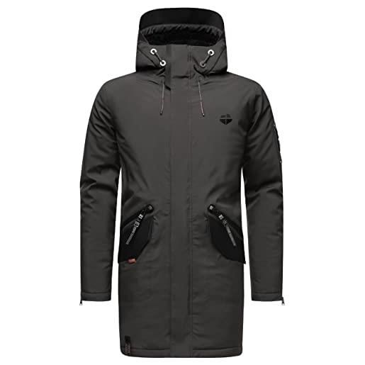 STONE HARBOUR cappotto corto invernale da uomo ragaan s-3xl, grigio, s