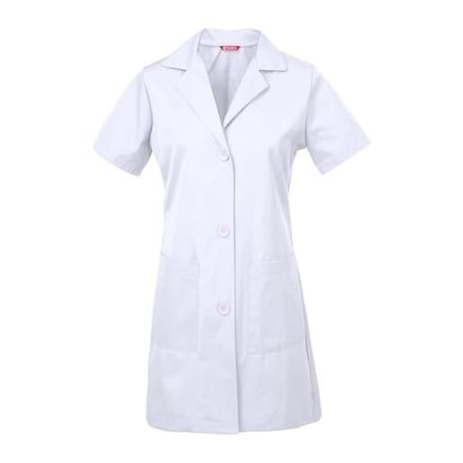 TAILOR'S donna camice da laboratorio bianca abbigliamento da lavoro e divise a maniche corte
