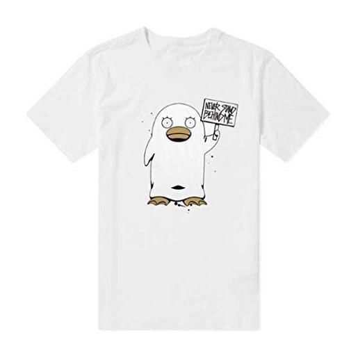 WANHONGYUE anime gintama t-shirt maglietta in cotone adulto cosplay estate manica corta tee top camicia 399/17 l