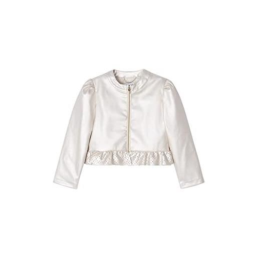 Mayoral giacchetta fintopelle per bambine e ragazze perlato 4 anni (104cm)