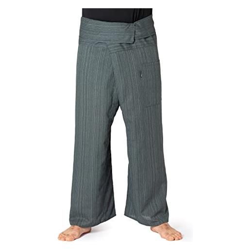 PANASIAM Fisherman Pants Stripe-Design, Beige, L 