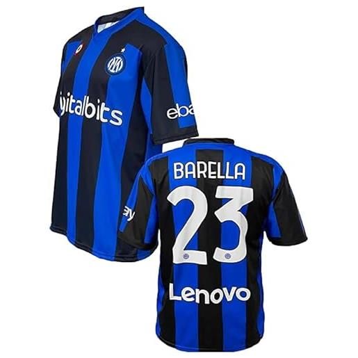 INTER F.C maglia calcio barella 23 maglietta replica ufficiale neroazzurri autorizzata bambino ragazzo uomo (xl)