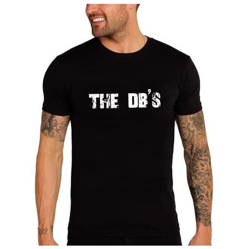 ULTRABASIC uomo maglietta il db - the db's - t-shirt stampa grafica divertente vintage idea regalo originale alla moda nero profondo xs