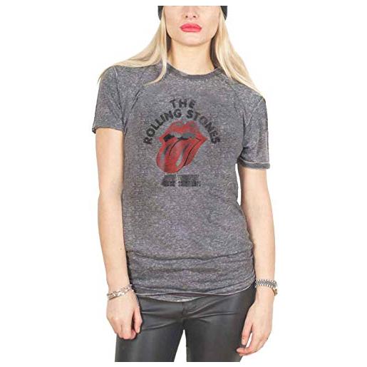 Rolling Stones t-shirt # s ladies grey # new york city 75