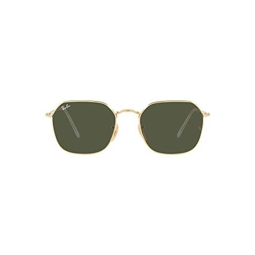 Ray-Ban 0rb3694 occhiali, oro/verde, 53 uomo