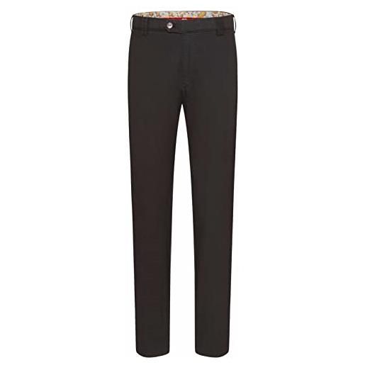 MEYER pantaloni da uomo bonn - constant colour chino di cotone - taglia 33, colore nero