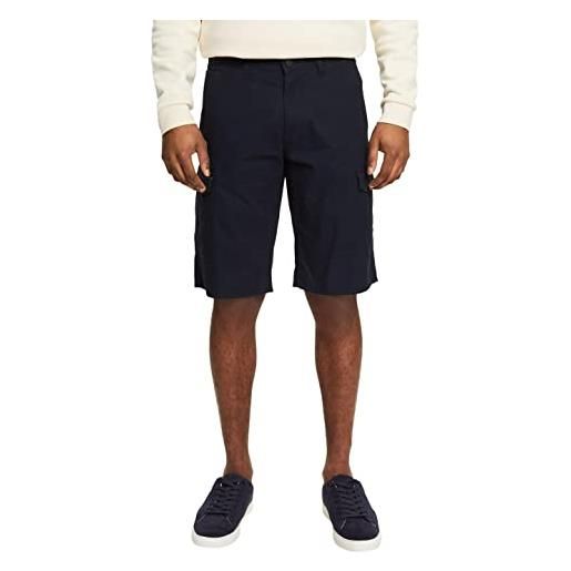 ESPRIT cargo shorts, pantaloncini uomo, blu (400/navy), 32