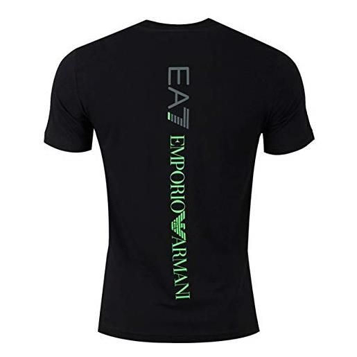 Emporio Armani ea7 t-shirt 3gpt08 pj03z, maniche corte, girocollo blu navy xl