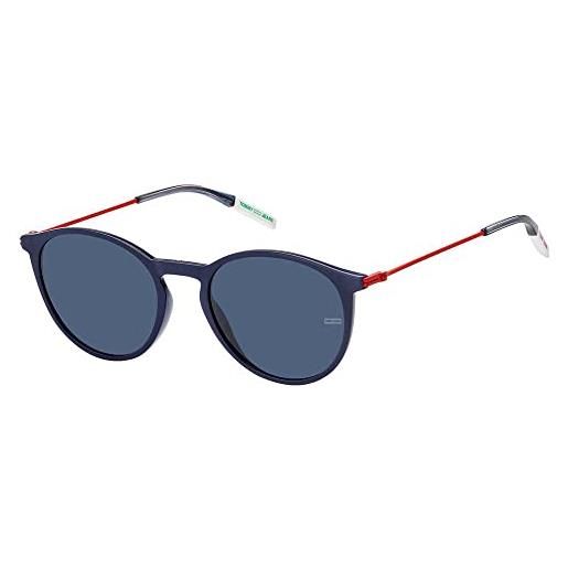 Tommy Hilfiger 204355 sunglasses, 8ru/ku blue red, taille unique unisex
