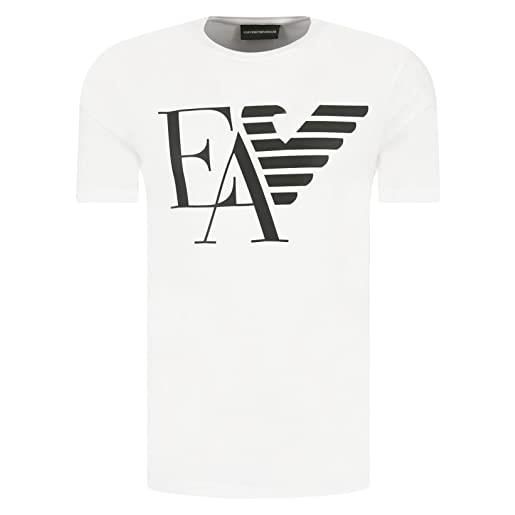 Emporio Armani t-shirt uomo maglietta 3g1ta9 1j00z, manica corta, girocollo (bianco, xl)