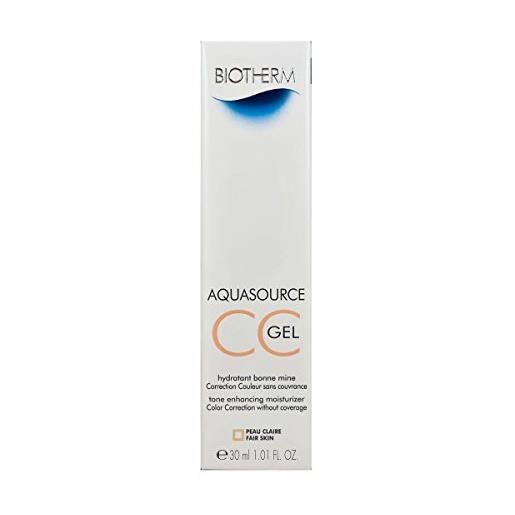 Biotherm aquasource cc gel fair skin, donna, 30 ml
