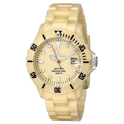 ToyWatch toy watch flp02gd - orologio da donna al quarzo, quadrante giallo