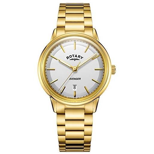 Rotary orologio da uomo con cinturino in oro tono oro gb05343/02