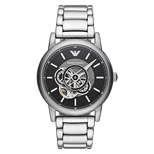 Emporio Armani - orologio automatico da uomo in acciaio inossidabile ar60021