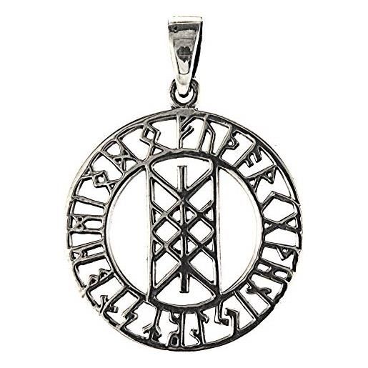 Kiss of Leather ciondolo web of wyrd in argento sterling 925 n. 351