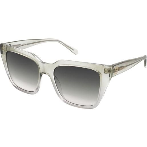 Love Moschino mol065/s 1ed/9k | occhiali da sole graduati o non graduati | plastica | quadrati | verde, trasparente | adrialenti