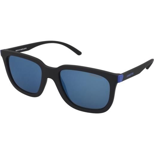 Arnette plaka an4306 275855 | occhiali da sole graduati o non graduati | unisex | plastica | quadrati | nero | adrialenti