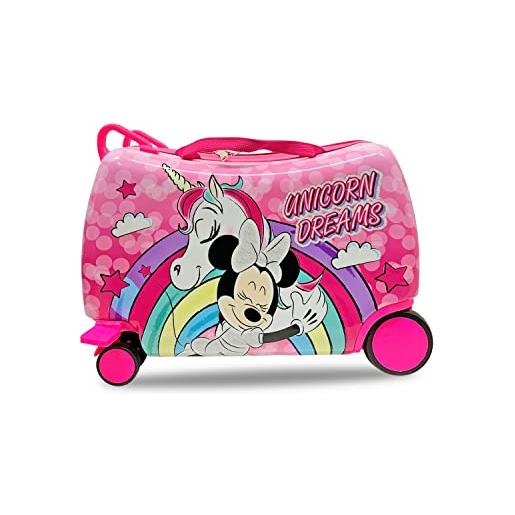 NADA HOME valigia trolley per bambina disney minnie mouse bagaglio a mano spinner 4821