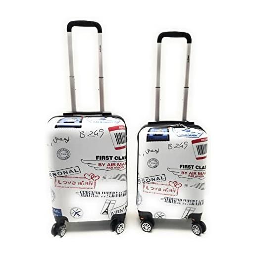 high sierra exotics clacson coppia trolley bagaglio a mano abs lucido disegno idoneo ryanair easyjet (mail)