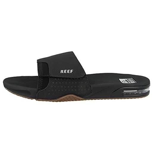 Reef fanning slide, sandali uomo, grigio/bianco, 42 eu