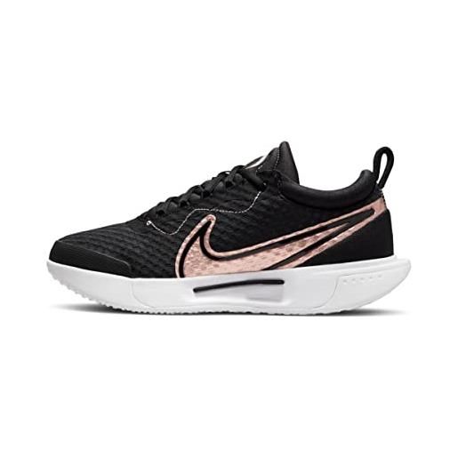 Nike Nikecourt zoom pro, women's hard court tennis shoes donna, white/metallic silver, 44.5 eu