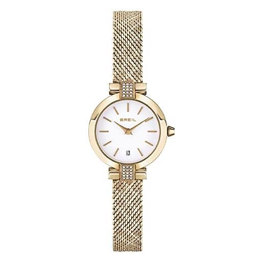 Breil - women's watch soul collection tw1917 - accessori donna - orologio solo tempo per donne con cassa dal diametro di 25 mm e cinturino regolabile da 13,5 a 19 cm