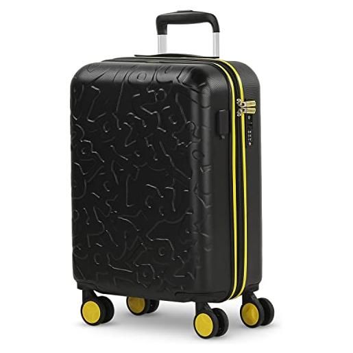 Lois - valigia bagaglio a mano 55x40x20 - trolley bagaglio a mano, trolley cabina, valigie, trolley 55x40x20 171150, nero