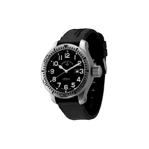 Zeno Watch Basel orologio da uomo analogico automatico con bracciale siliconata 1556-a1