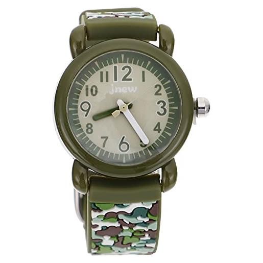 Hemobllo bambini orologio da polso impermeabile vigilanza dei bambini della vigilanza casual orologi da polso per i bambini bambini camouflage fresco orologio elettronico (camouflage