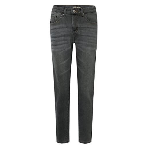 Camii Mia jeans da donna foderati in pile, leggings elasticizzati, skinny, slim fit, jeans termici, grigio chiaro, 34w x 30l
