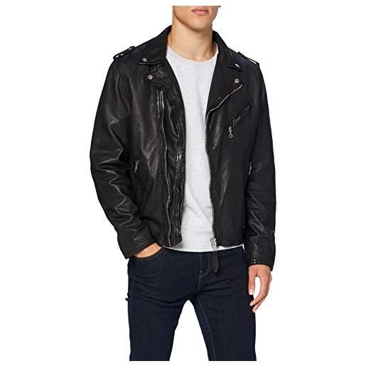 Schott nyc lc1140wx giacca di pelle, nero, medium uomo