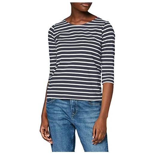 Armor Lux cap coz t-shirt, multicolore (rich navy/blanc bi8), small (taglia produttore: 1) donna