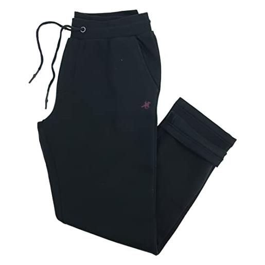 U.S. Grand Polo Equipment & Apparel pantaloni della tuta uomo invernali pesanti cotone felpati gamba larga m l xl xxl 3x (xl - nero)