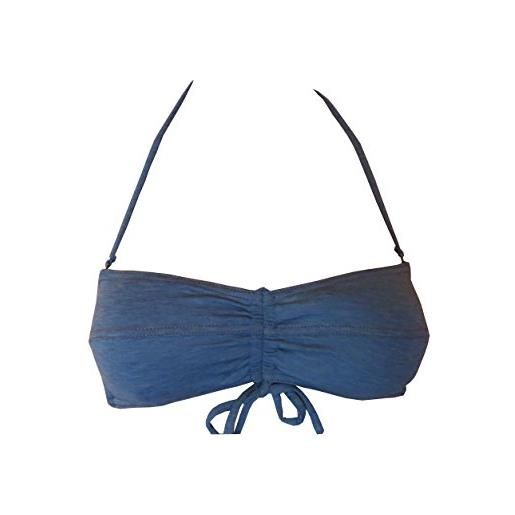 Diesel bfb bandy reggiseno bikini a fascia-top, colore blu, eu 75b